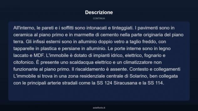 Immobile in asta di 214 m² con più di 5 locali in vendita a Solarino - Foto 16