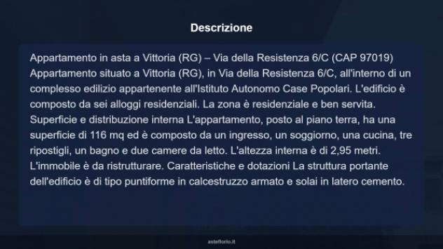 Immobile in asta di 116 m² con più di 5 locali in vendita a Vittoria - Foto 17