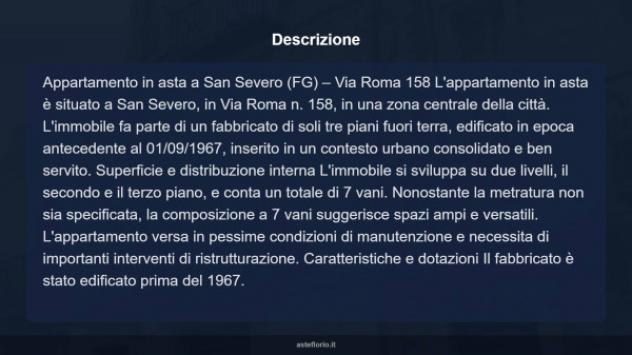 Immobile in asta di 130 m² con più di 5 locali in vendita a San Severo - Foto 8