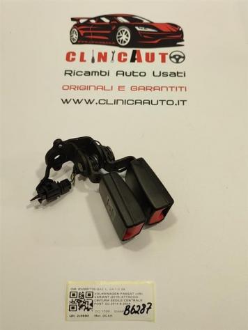 AGGANCIO CINTURA DI SICUREZZA POSTERIORE VOLKSWAGEN Passat Variant B8 (3G5, CB5) 8V0857739 QVZ DCX (14)