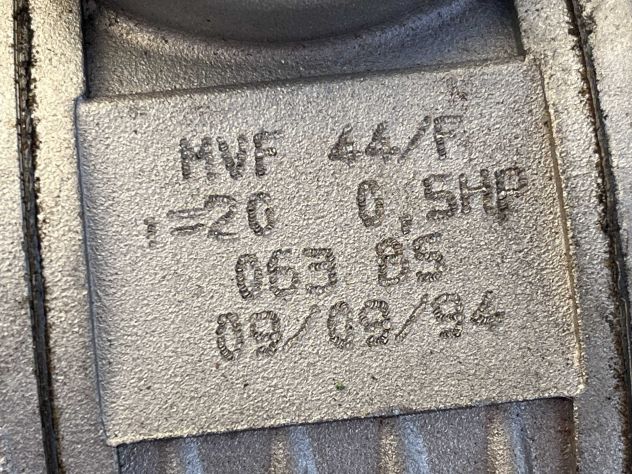 NERI Motoriduttore 0,25 + Riduttore BONFIGLIOLI 20/1 - Foto 5