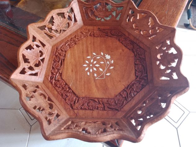 Vassoio Legno Artigianale Vintage Italy - Foto 4