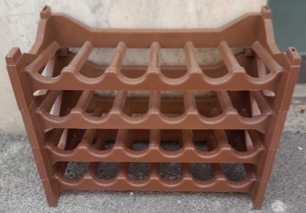 Cantinetta 8 pezzi 6 posti in plastica 60 x 30 x 12 cm - Foto 3
