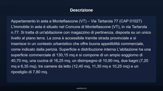Immobile in asta di 130 m² con più di 5 locali in vendita a Montefiascone - Foto 4
