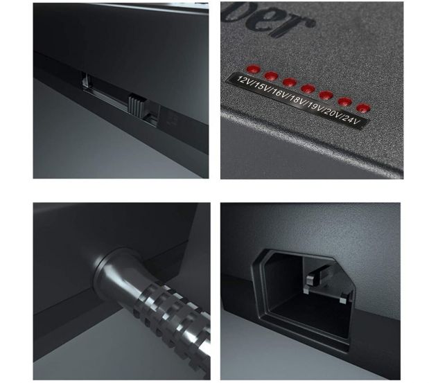 Alimentatore Universale Notebook 100W Carica batterie Universale PC 8 Adattatori - Foto 6