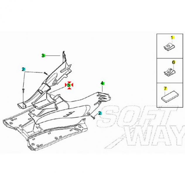 Scatola portattrezzi Aprilia SR - AP8258998 - Foto 9