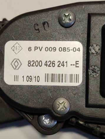 PEDALE ACCELERATORE RENAULT Twingo II serie 6PV009085-04 8200426241-E K9K740 (0714) - Foto 3