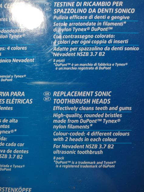 37 testine di ricambio per spazzolino sonico nevadent - Foto 3
