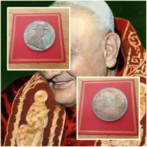 Medaglia Ag. IOANNES XXIII PONTIFEX MAXIMVS ANNO V.