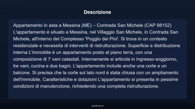 Immobile in asta di 105 m² con più di 5 locali in vendita a Messina - Foto 3