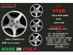 CERCHI LEGA 13 fiat STAR NERO DIAMANTE 5X13 4x98