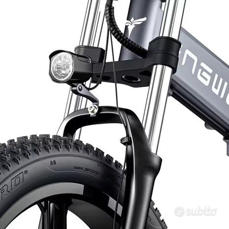 FAT BIKE ENGWE X26 1200W 48V DOPPIA BATTERIA NUOVO - Foto 3
