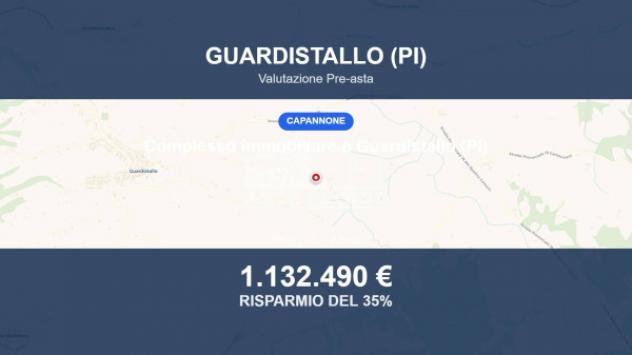 Immobile in asta di 106301 m² in vendita a Guardistallo