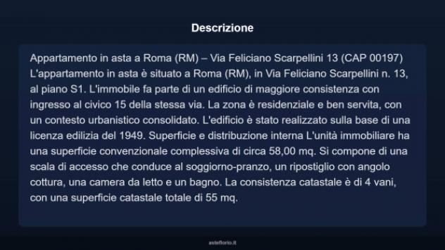 Immobile in asta di 58 m² in vendita a Roma - Foto 7