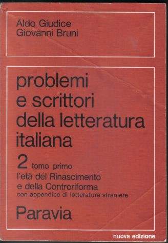 R48 - PROBLEMI E SCRITTORI DELLA LETTERATURA ITALIANA