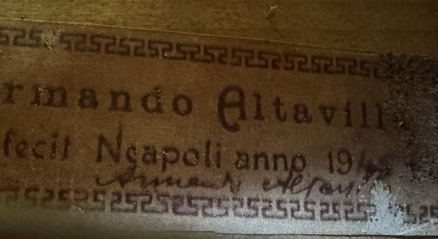 Violino con etichetta armando altavilla napoli 1946 - Foto 4