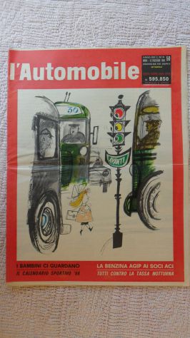 34 VECCHI NUMERI DELL'AUTOMOBILE DAL 1959 AL 1967 -