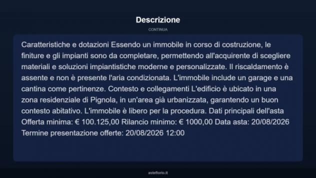 Immobile in asta di 285 m², box auto in vendita a Pignola - Foto 11