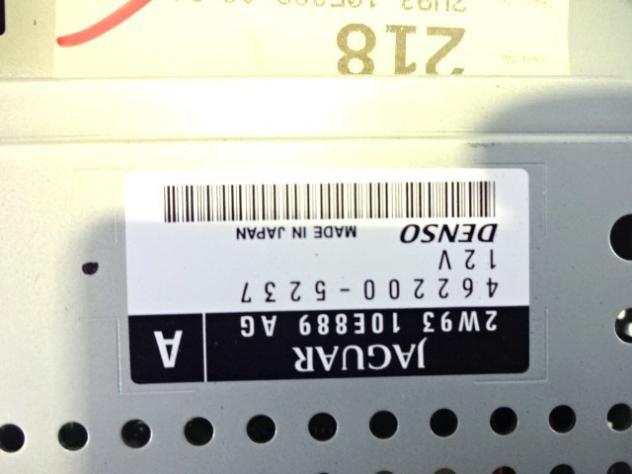 2W93-10E889-AG SISTEMA DI NAVIGAZIONE SATELLITARE JAGUAR XJ 2.7 D 152KW AUT 4P (2007) RICAMBIO USATO CON GRUPPO DI COMANDO CLIMATIZZATORE CLIMA A/C AU - Foto 2