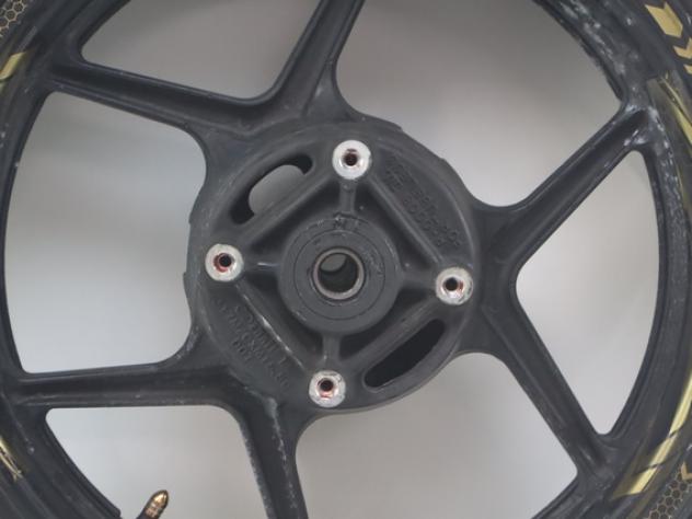 KAWASAKI Z 750 410730009R2 CERCHIO RUOTA POSTERIORE 17X5.50 03 - 06 REAR WHEEL SEGNI DI USURA - Foto 4