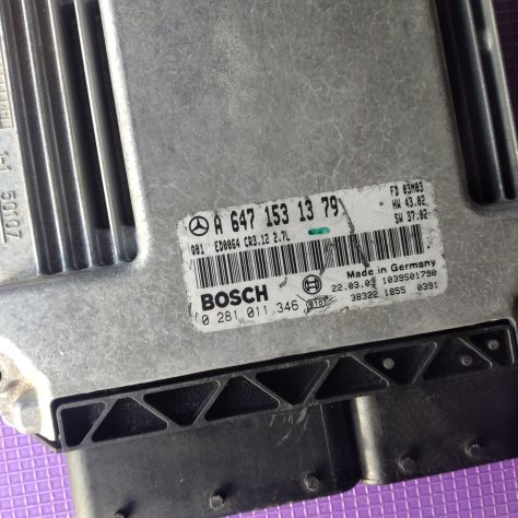 CENTRALINA MOTORE MERCEDES W211 E270 2.7 CDI BOSCH 0 281 011 346, 0281011346, A6 - Foto 2