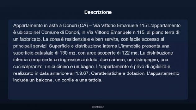 Immobile in asta di 130 m² in vendita a Donori - Foto 3