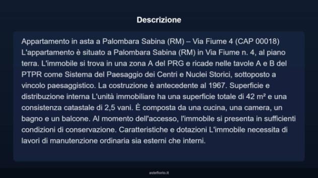 Immobile in asta di 42 m² in vendita a Palombara Sabina - Foto 17