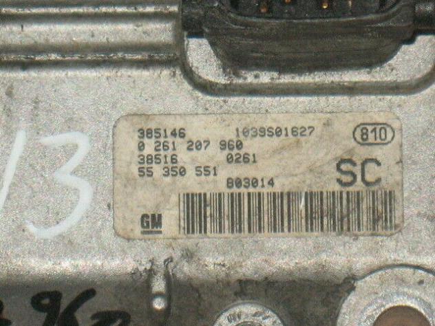 0261207960 OPEL CORSA 1.0 Z10XE BOSCH 0261207960 GM 55350551 SC - Foto 2