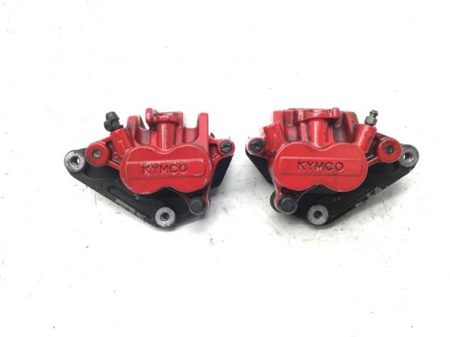 KYMCO XCITING I R 300 COPPIA PINZA FRENO ANTERIORI - INTERASSE: 90 MM 2008