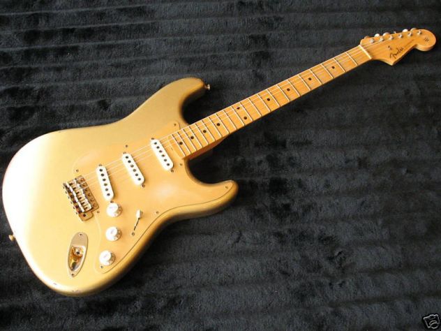 Fender Stratocaster 50th Anniversary Aztec Gold chitarra elettrica - Foto 3