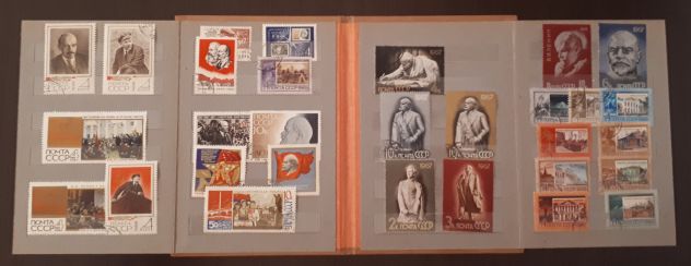 LENIN FOLDER SPECIAL DI 30 FRANCOBOLLI CENTENARIO DALLA MORTE 1870 - 1970. - Foto 4