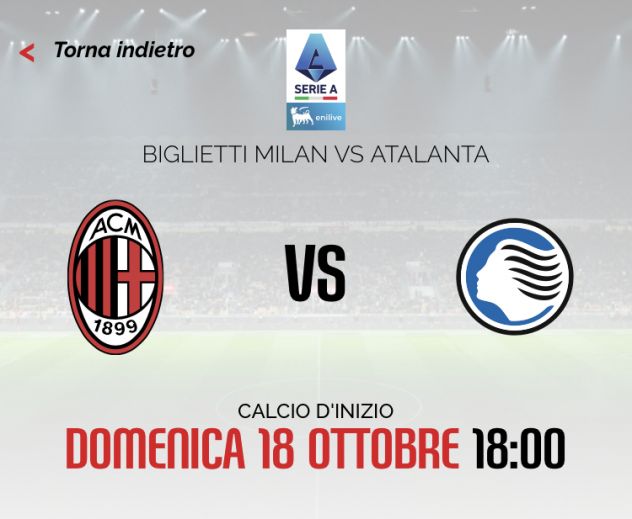 Milan Atalanta primo anello blu LAST MINUTE