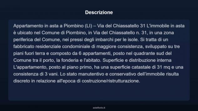 Immobile in asta di 31 m² in vendita a Piombino - Foto 15