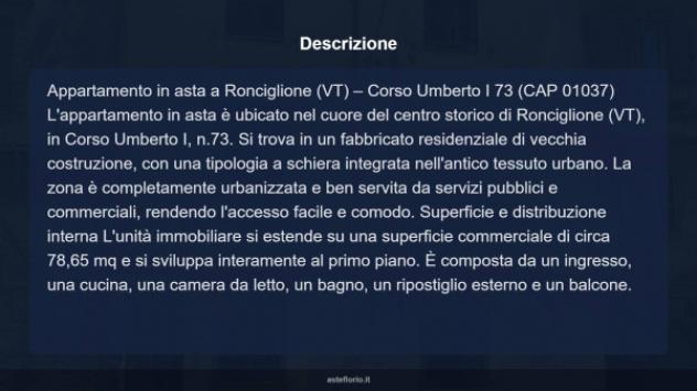 Immobile in asta di 86 m² in vendita a Ronciglione - Foto 12