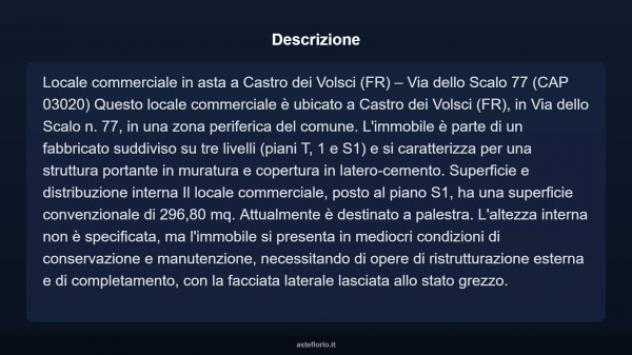 Immobile in asta di 296 m² in vendita a Castro dei Volsci - Foto 4