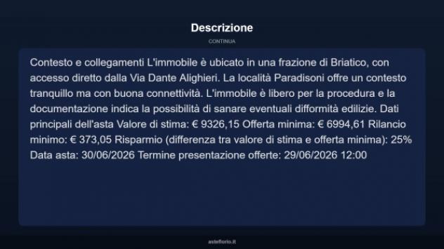 Immobile in asta di 65 m² in vendita a Briatico - Foto 5