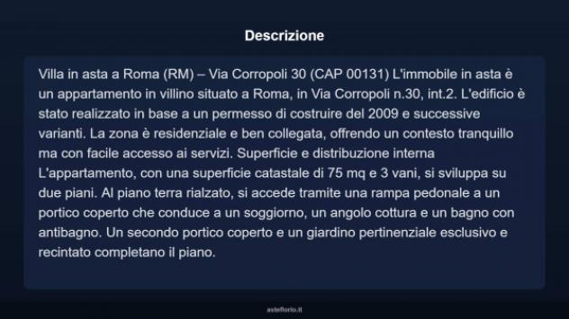 Immobile in asta di 75 m², box auto in vendita a Roma - Foto 7