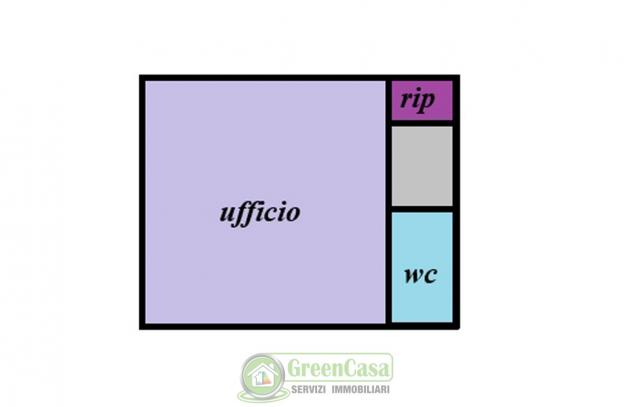 UFFICIO di 1 vani e di 52 mq (BURAGO DI MOLGORA) rif. IGC UFFICIO BURAGO 49 - Foto 12