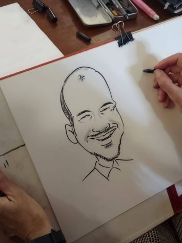 Ritratti e caricature live ad eventi - Foto 2