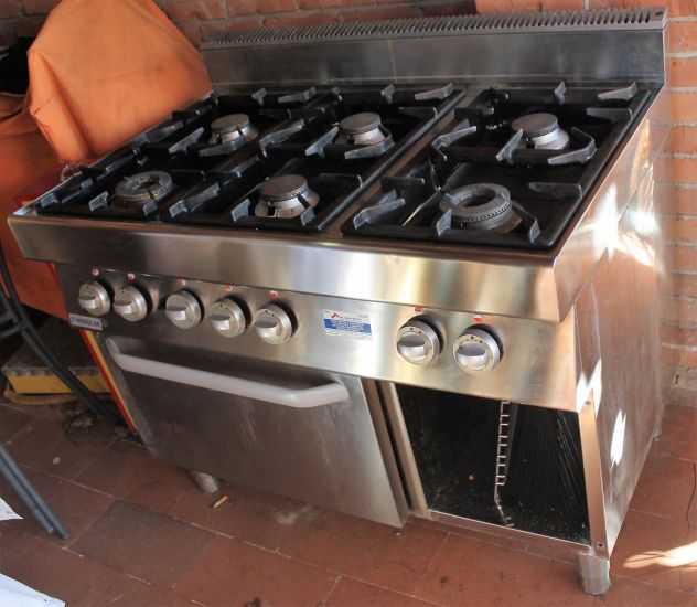 Cucina Professionale MODULAR 6 Fuochi + Forno (Linea 90) - Foto 3