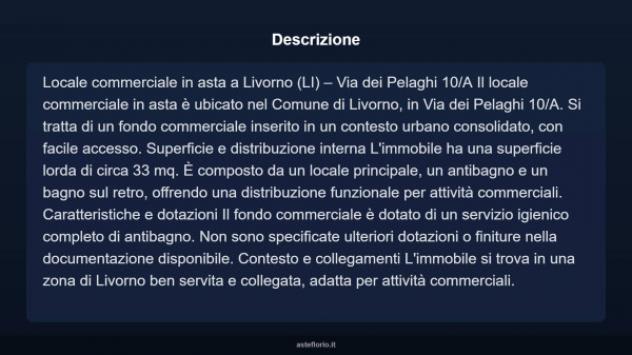 Immobile in asta di 33 m² in vendita a Livorno - Foto 3