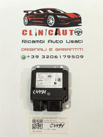 CENTRALINA AIRBAG JAGUAR XE Serie (X760) HX73-14D374-AB 0285013214 (15)