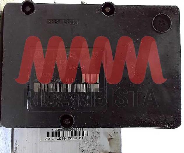 A1635457532 Mercedes ML W163 centralina gruppo pompa ABS ESP