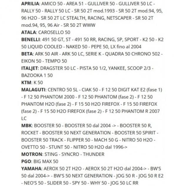 Cinghia variatore Polini per Minarelli orrizzontale 248003 - Foto 2