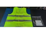 GILET ALTA VISIBILITA’ DI SICUREZZA RIFLETTENTE GIALLO OMOLOGATO TAGLIA UNICA