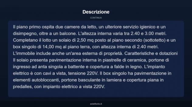 Immobile in asta di 115 m², box auto in vendita a Pizzale - Foto 16