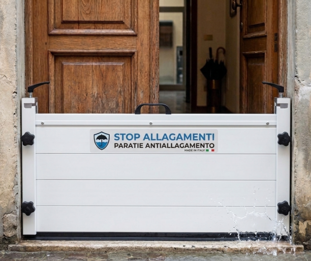 Paratie antiallagamento rifinite e verniciate