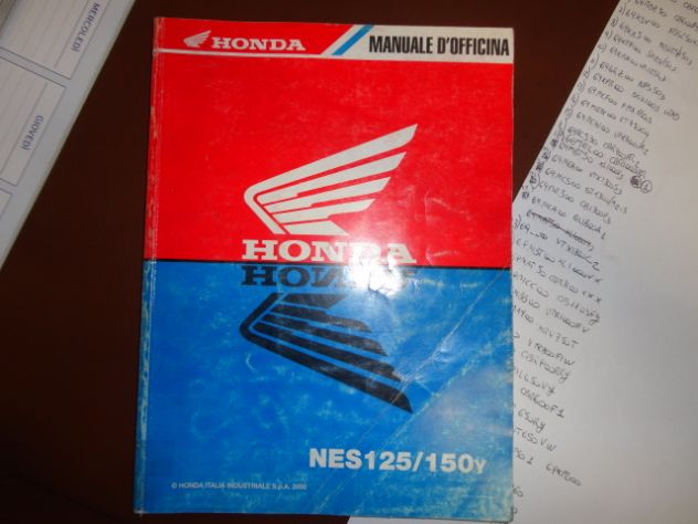 NES125 NES150 manuale officina manutenzione honda scooter