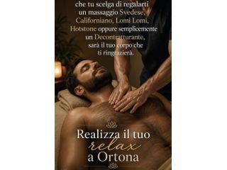 Massaggi - benessere Ortona - Massaggiatore Abruzzo. Svedese, Californiano, Decontratturante, sportivo. Tel:3770273099