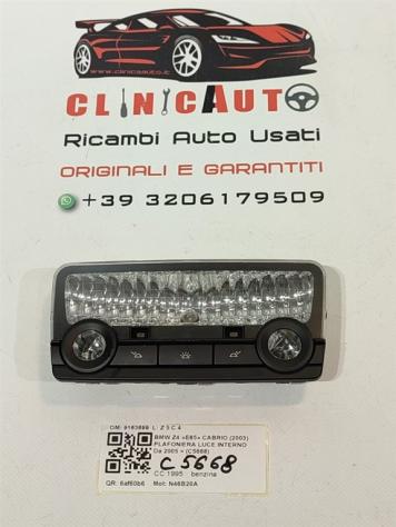PLAFONIERA BMW Z4 E85/E86 9163699 N46B20A (0209)